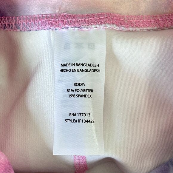 Wildfox 7/8 Leggings Womens Large Cosmic Pink High Rise Activewear Gym Celestial - Picture 10 of 11